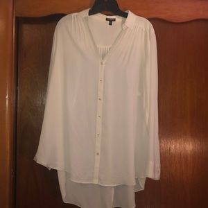 Button up, high low, flutter back